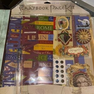 Mediterranean Cruise scrapbook NEW
